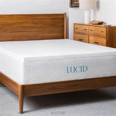 lucid 2 inch mattress topper|lucid mattress topper twin xl.